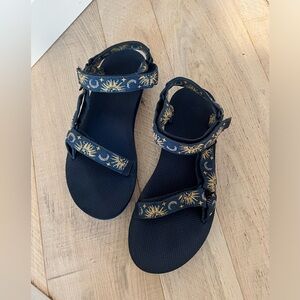 Teva Original Universal Sandals- Sun & Moon Blue Insignia